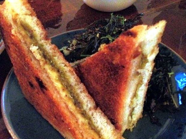pistachio grilled cheese