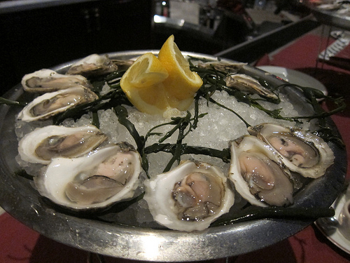 Oysters at Bouchon 